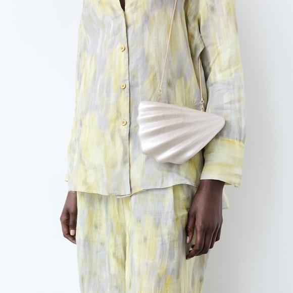 ZARA FAUX PEARL BOX BAG - Picture 4 of 8